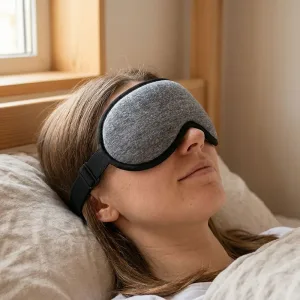 Maschera Oculare 3D Riscaldata USB Impacco Caldo per Sollievo dall'Affaticamento