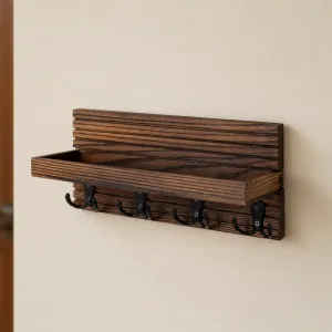 Portachiavi da parete in legno per ingresso